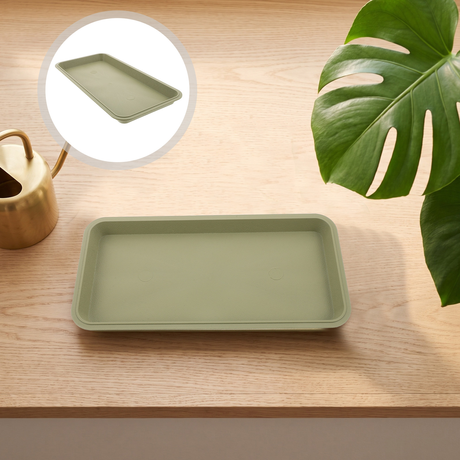 Rectangular Plastic Plant Tray - Drip Tray Saucer ulasan dan harga