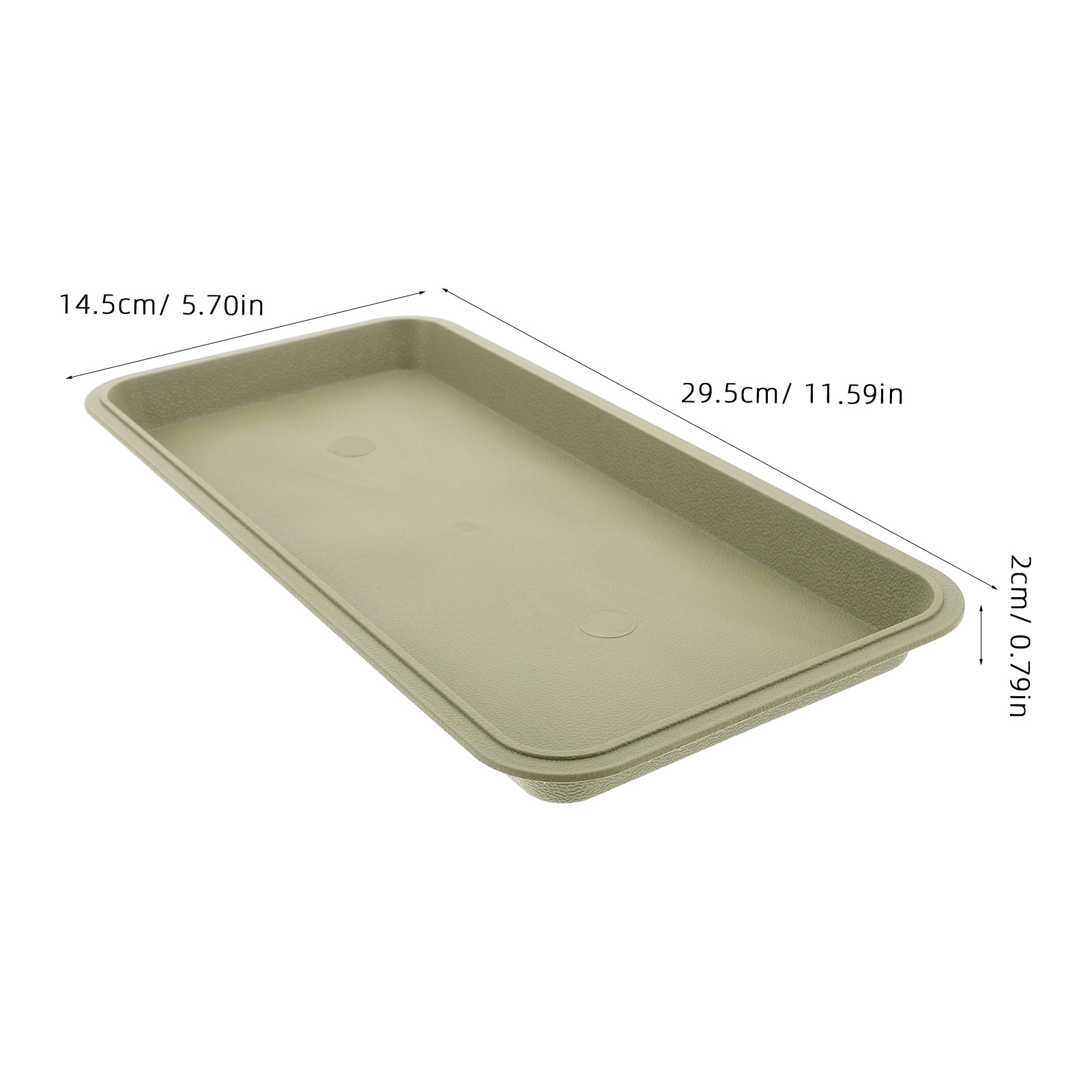 Rectangular Plastic Plant Tray - Drip Tray Saucer ulasan dan harga