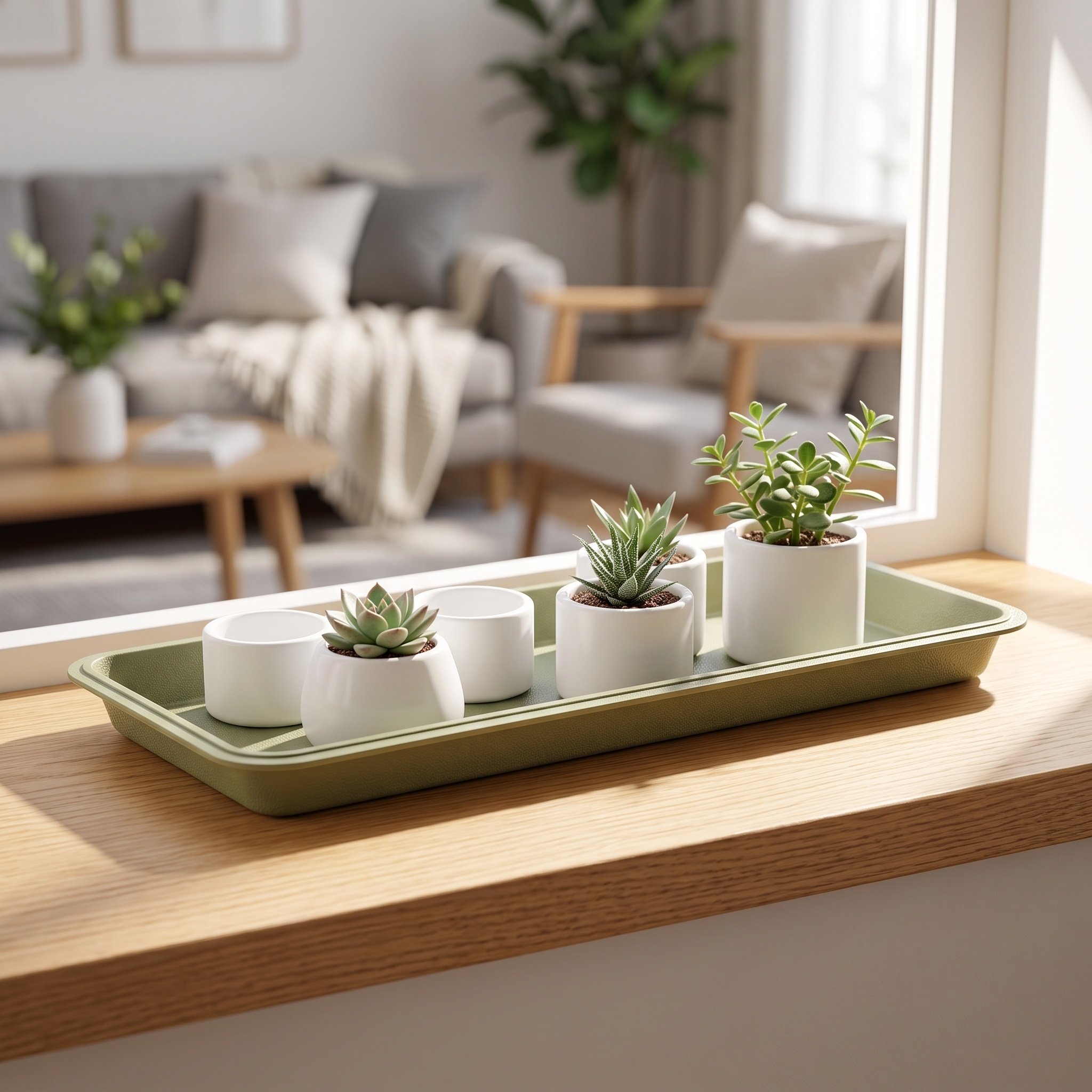 Rectangular Plastic Plant Tray - Drip Tray Saucer ulasan dan harga