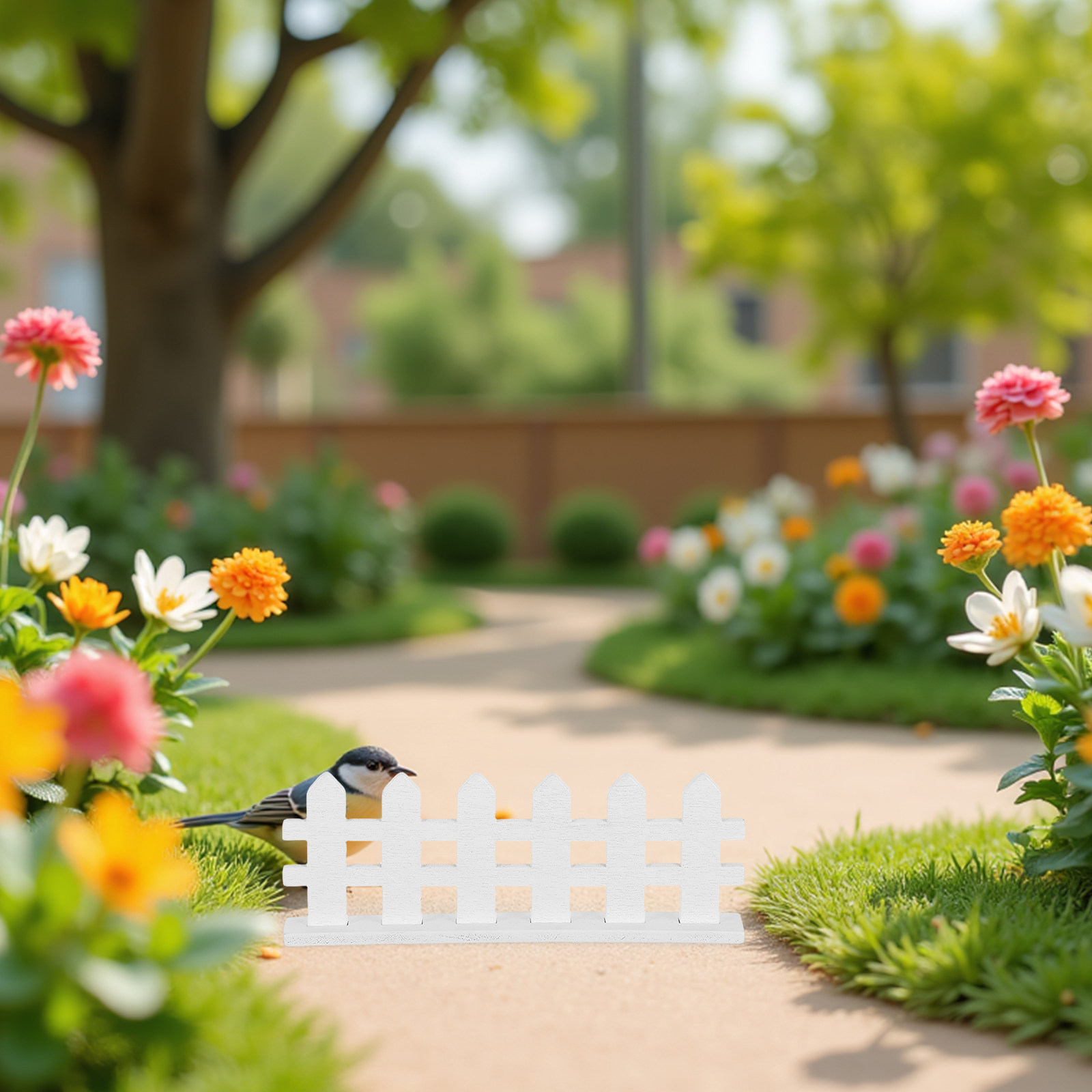 12Pcs Miniature Wooden Fence W - Bonsai Garden Landscape Design ulasan dan harga