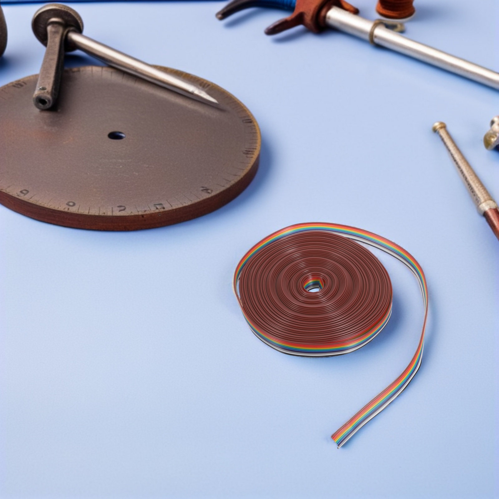 1 Roll Idc Flat Ribbon Cable 1 - Copper Wire Roll ulasan dan harga
