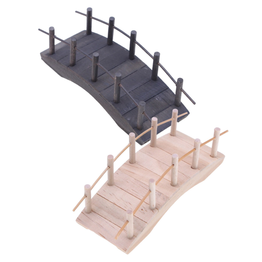2Pcs Mini Arch Bridge Vintage  - Bonsai Garden Landscape Design ulasan dan harga