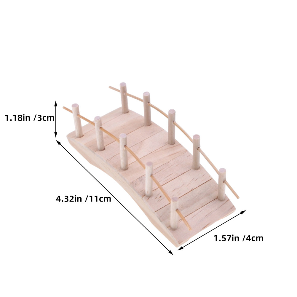 2Pcs Mini Arch Bridge Vintage  - Bonsai Garden Landscape Design ulasan dan harga