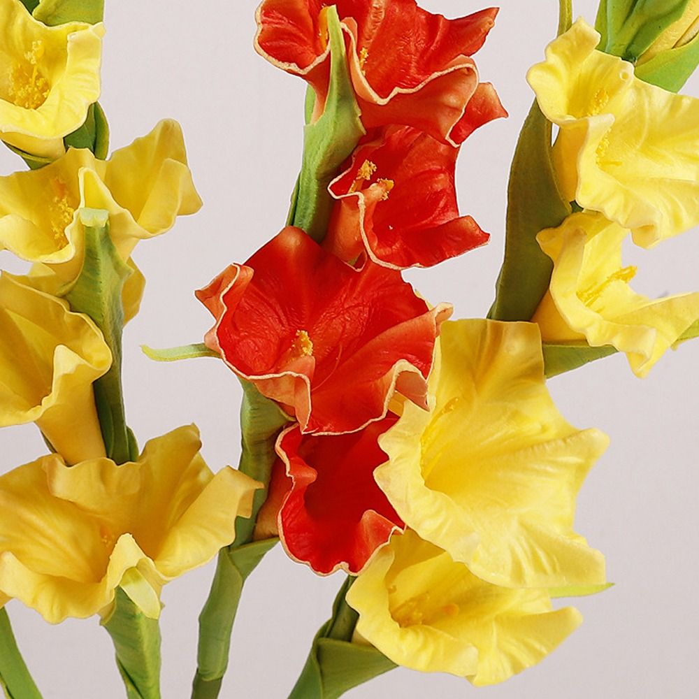 PU Artificial Gladiolus Branch - Bonsai Garden Art ulasan dan harga