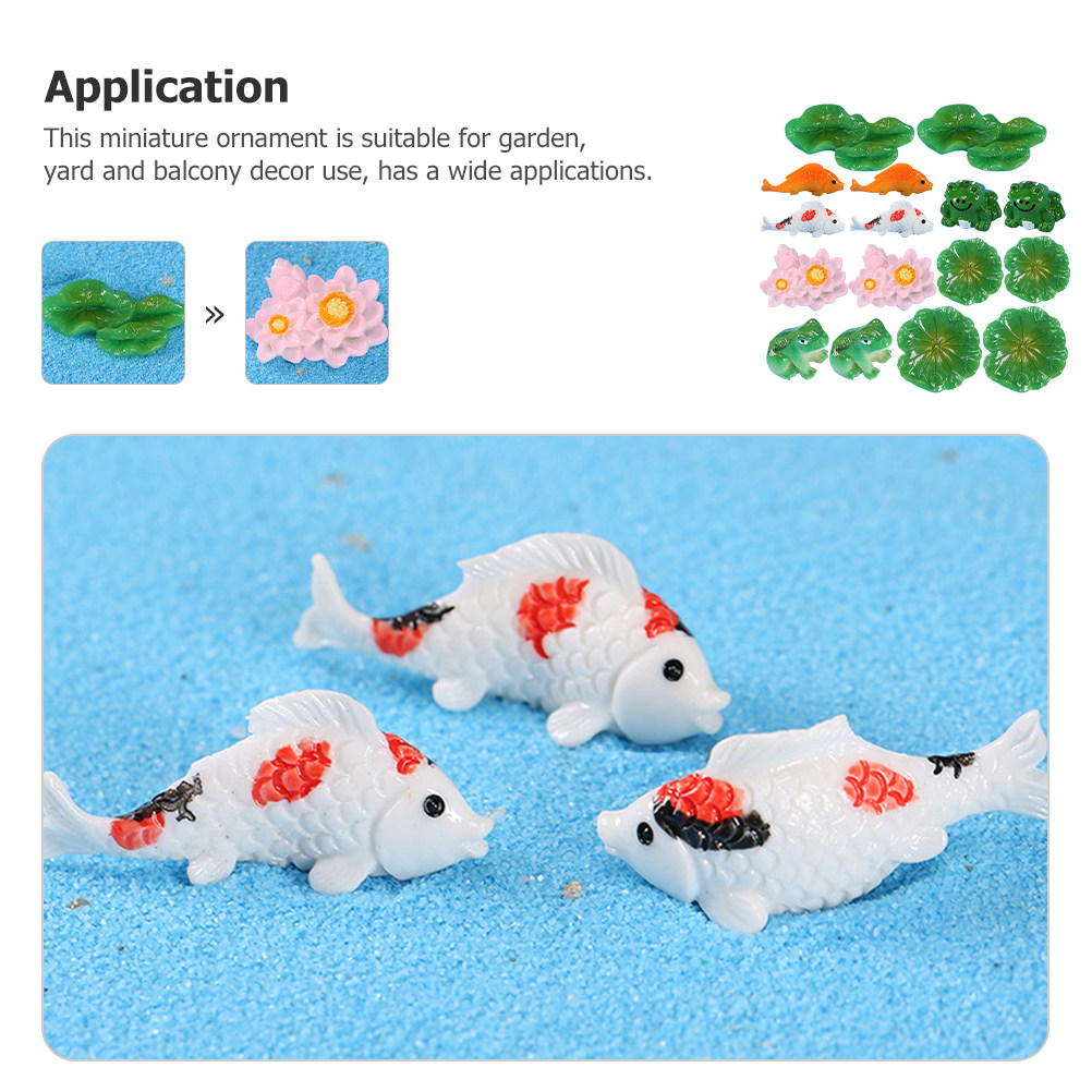 1Set Mini Frog Garden Ornament - Bonsai Garden Landscape Design ulasan dan harga